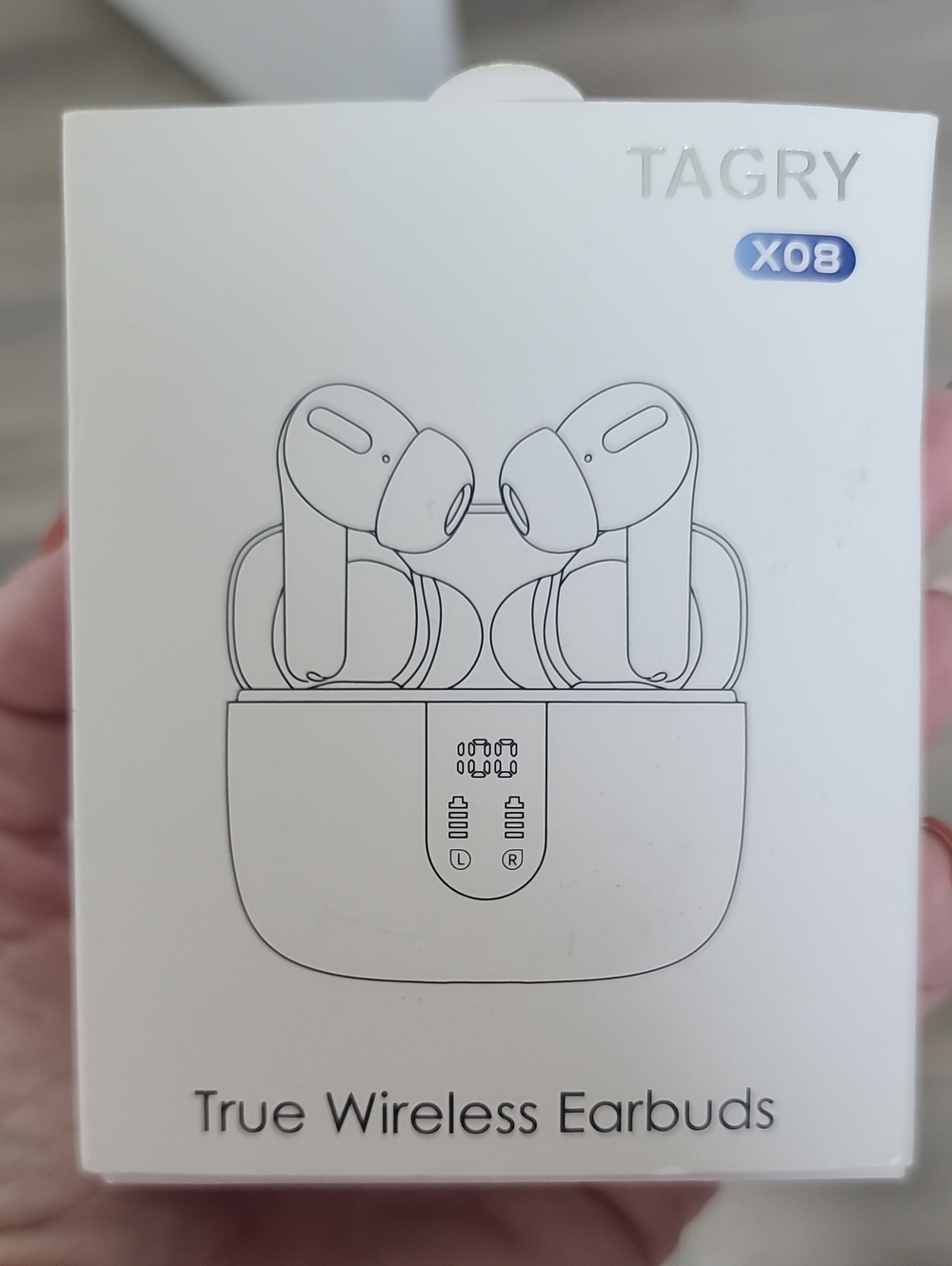 X08 True Wireless Earbuds - White